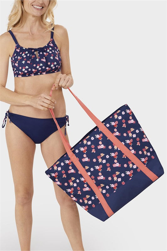Elba Beach Bag - navy/multi | 71607