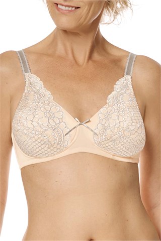 Amoena Alina Padded Wire-Free Bra – Feminine Lace Comfort & Post-Surgery Support