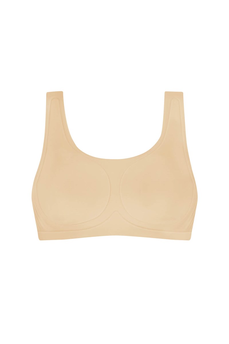 Amoena Linda Wire-Free Mastectomy Bra I Sand