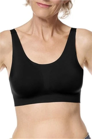 Amoena Aylin Wire-Free Seamless Black Bra