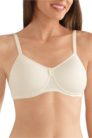 Amoena Lara Padded Wire-Free Bra | Off-White | #2752