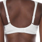 Amoena Nora Wire-Free Mastectomy White Bra #2555N