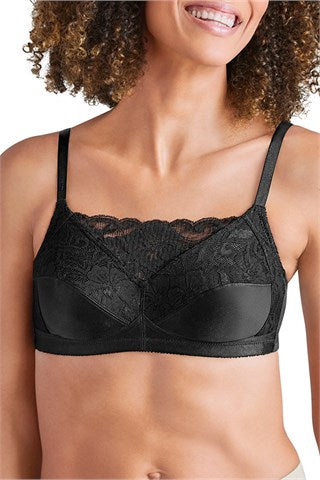 Amoena Isabel Wire Free Camisole Mastectomy Bra - Black #2118