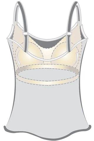 Amoena Valletta Pocketed Camisole Top - Sand #44075