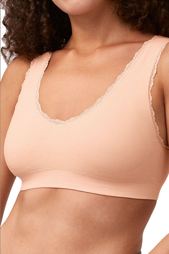 Amoena Kitty Seamless Wire-Free Cotton Bra I #44607 I
