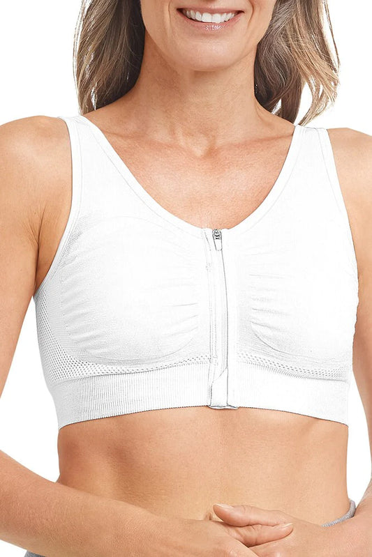Amoena Emilia Seamless Post-Surgical Comfort Bra | White | #45013