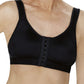 Amoena Ester Front Closure Post Surgical Black Bra | #42577