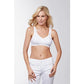 Amoena Jasmin Cotton Stretch Soft Cup Mastectomy Bra | White | #0900N