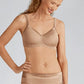 Amoena Lara Satin Wire-Free Nude T-Shirt Bra | #44214