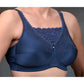 Nearly Me #660 Lace Cami Mastectomy Navy Blue Bra