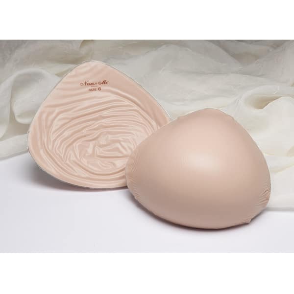 Nearly Me #985 Super Soft Ultra Lightweight Full Triangle Silicone Mastectomy Breast Form
