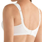 Amoena Isadora Mastectomy Support Bra for Fuller Figures I White I #2947