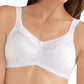 Amoena Isadora Mastectomy Support Bra for Fuller Figures I White I #2947